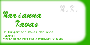 marianna kavas business card